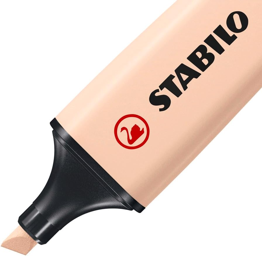 STABILO Marcador BOSS ORIGINAL NatureCOLORS - Paquete de 6 - Beige, Gris Cálido, Verde Tierra, Siena, Verde Barro, Umber