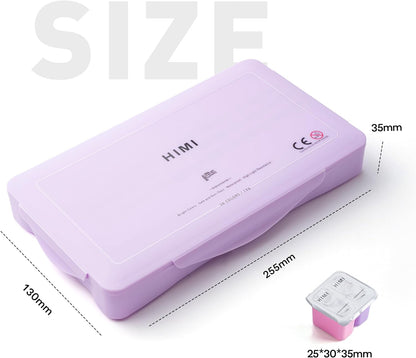 HIMI Juego de pintura Twin Cup Jelly Gouache, 36 colores de 0.42 oz, diseño de taza de gelatina, pintura no tóxica para lienzo y papel, suministros de arte para profesionales (caja morada) KEEPLIVINGFASTER