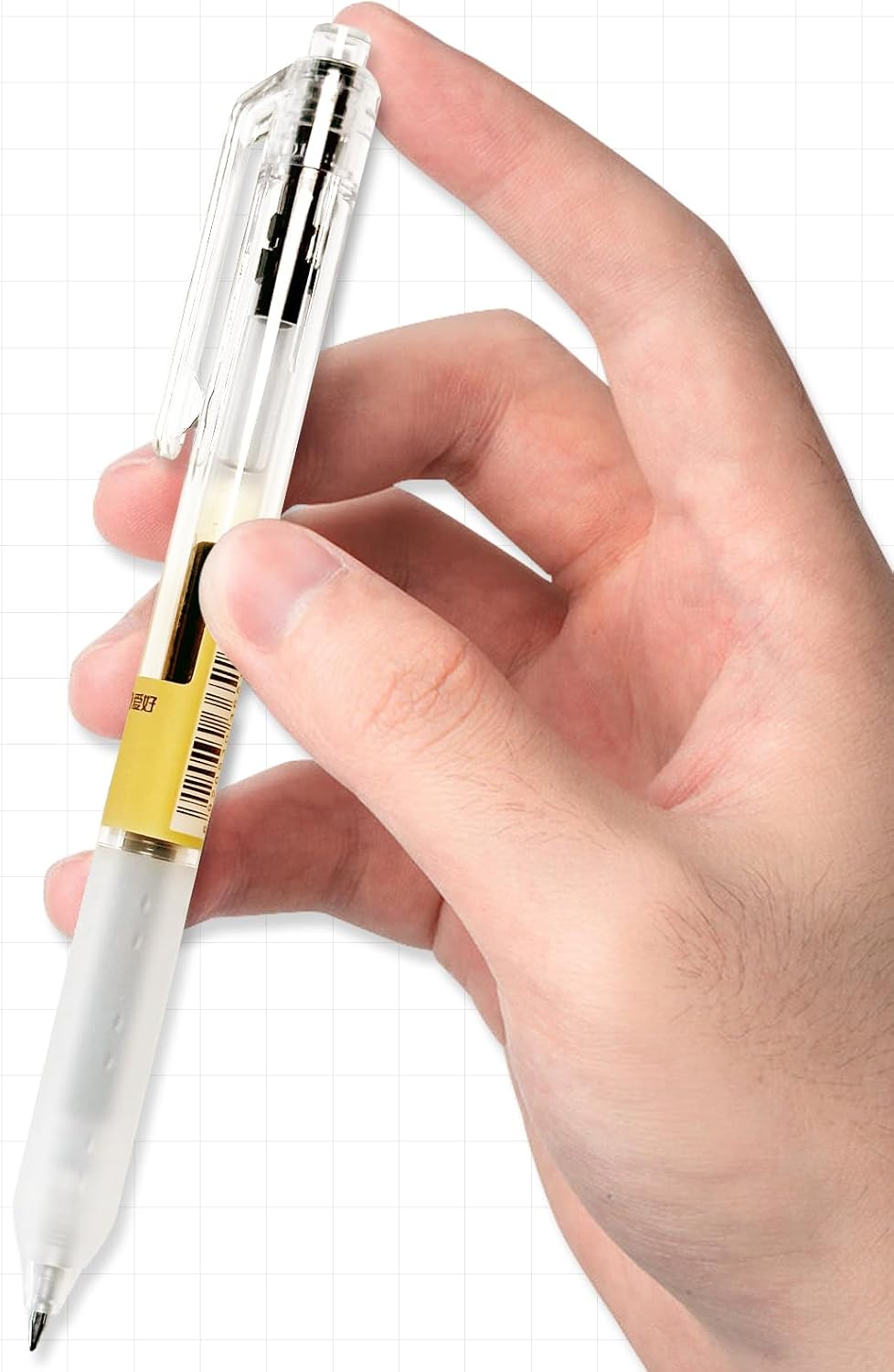 Bolígrafo de gel de 0.020 in, tinta negra de punta fina de 0.5, estilo japonés