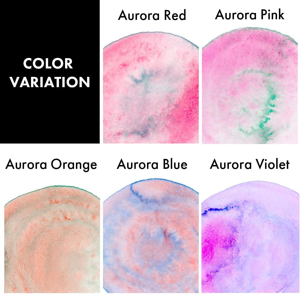 Kuretake GANSAI TAMBI GRANULATING COLOR Juego de 5 colores, juego de pintura de acuarela, calidad profesional para artistas y artesanos, certificado AP, para adultos, fabricado en Japón