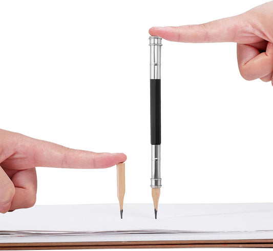Extensor de lápiz, 1 unidad, ajustable, herramienta de acoplamiento, dispositivo de acoplamiento para escritura artística escolar