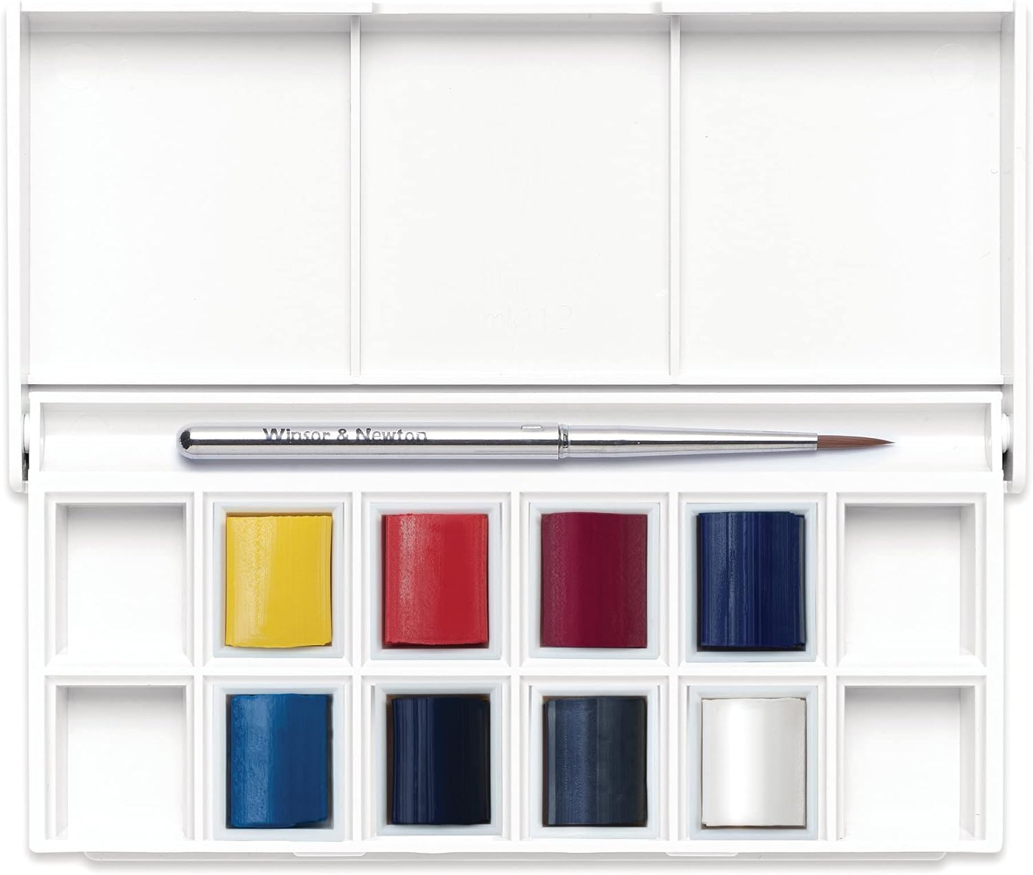 Winsor & Newton - Cotman - Juego de acuarelas, 8 medias pastillas florales Winsor & Newton