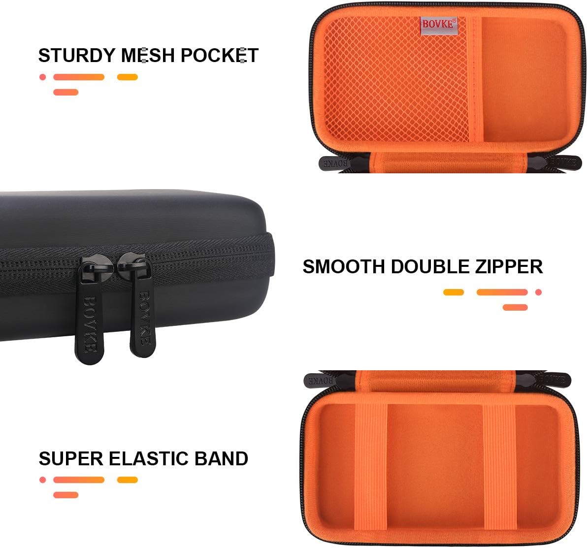Funda rígida de viaje de poliuretano para MacBook Air Pro, adaptador de corriente Apple MagSafe 2 USB-C Charger, espacio adicional para concentrador USB C, concentrador tipo C, adaptador