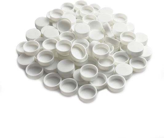 50 Sartenes de acuarela vacías, bandejas redondas de 0.6 ML, bandeja de pintura de acuarela de tamaño mini - vacío