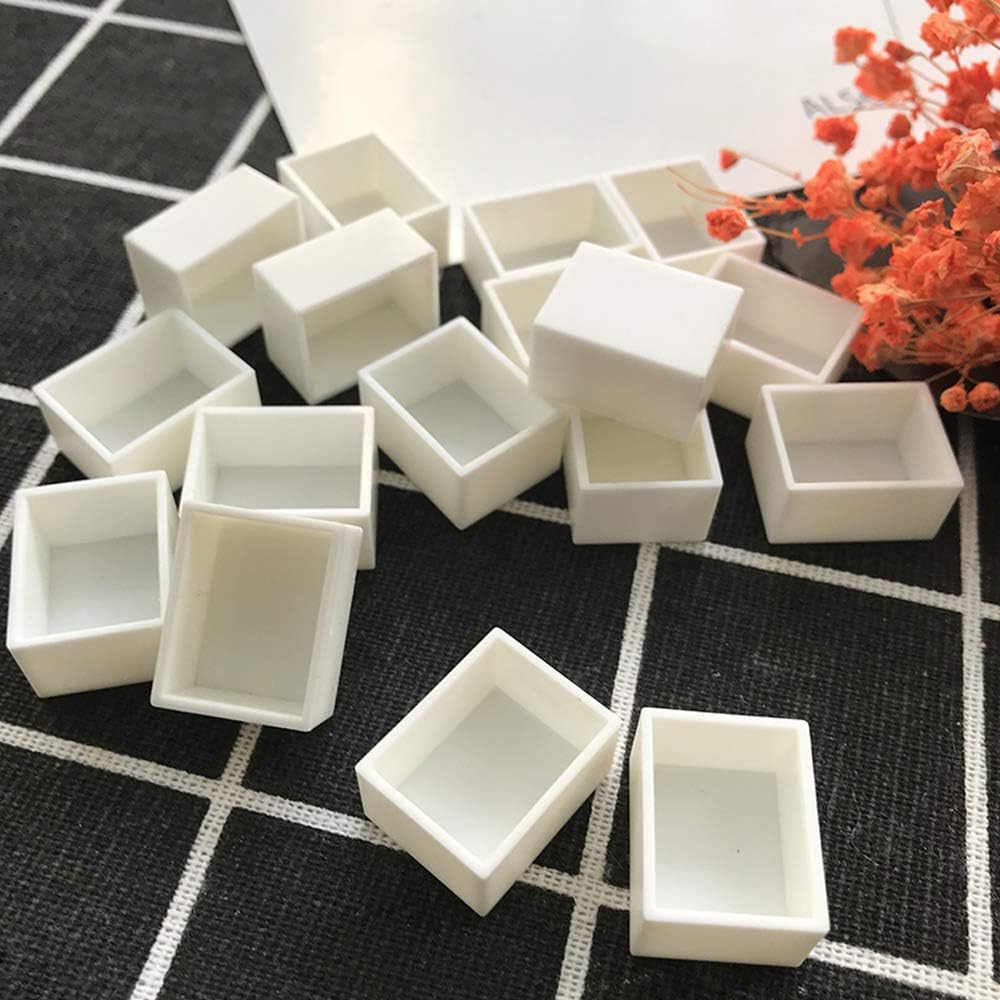 Caja de lámina de viaje para paleta de acuarelas con 40 recipientes vacíos con tira de imán KEEPLIVINGFASTER