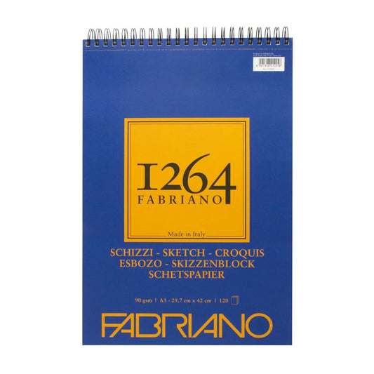 BLOCK SKETCH FABRIANO 120H 90G CON ESPIRAL A3