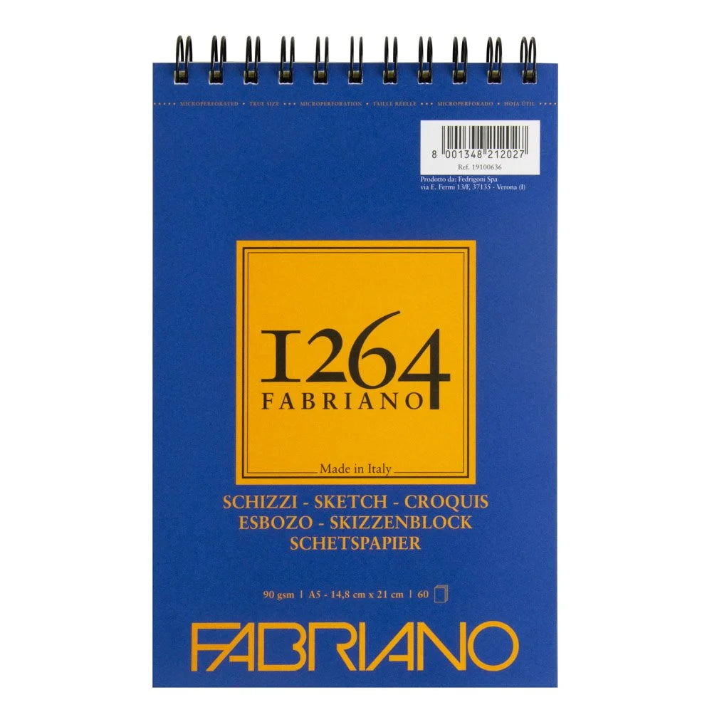 BLOCK SKETCH FABRIANO 120H 90G CON ESPIRAL A5
