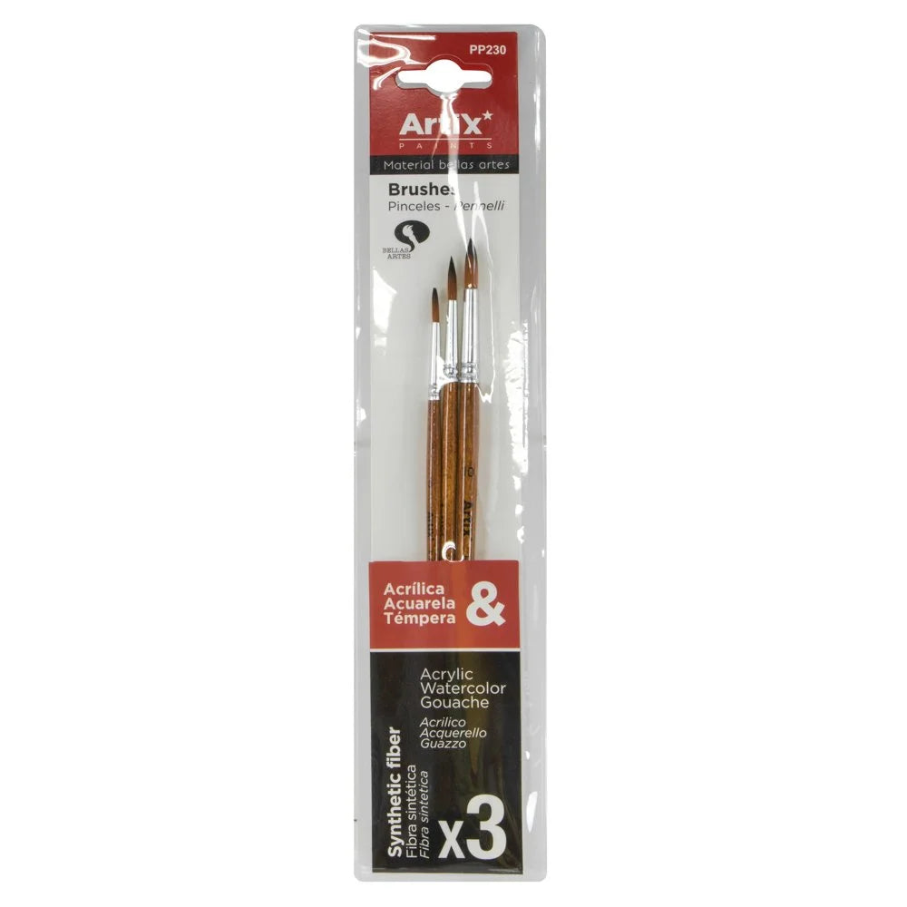 Artix - 3 Pinceles finos PP230