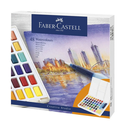 FABER CASTELL - SET DE ACUARELA 48 COLORES