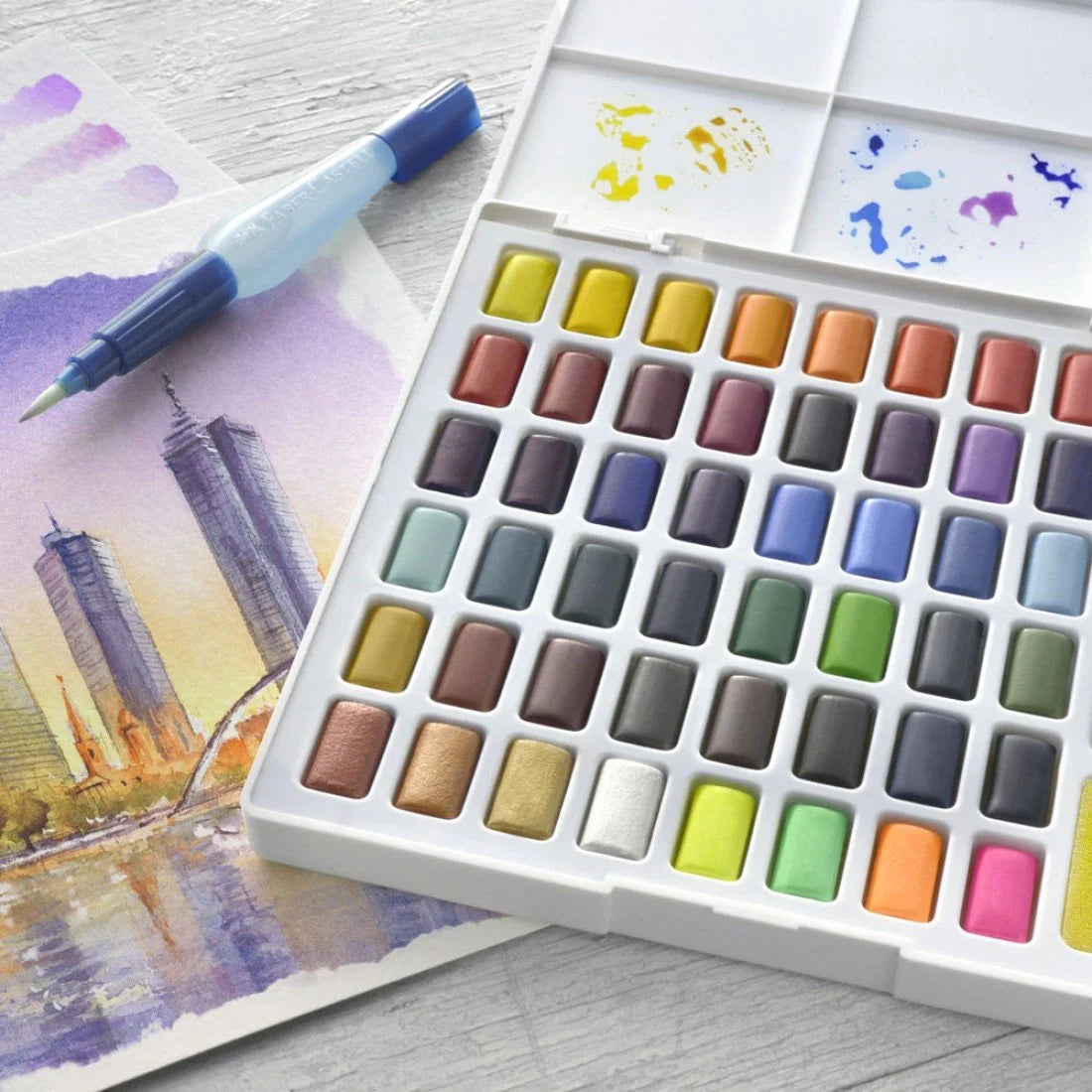 FABER CASTELL - SET DE ACUARELA 48 COLORES