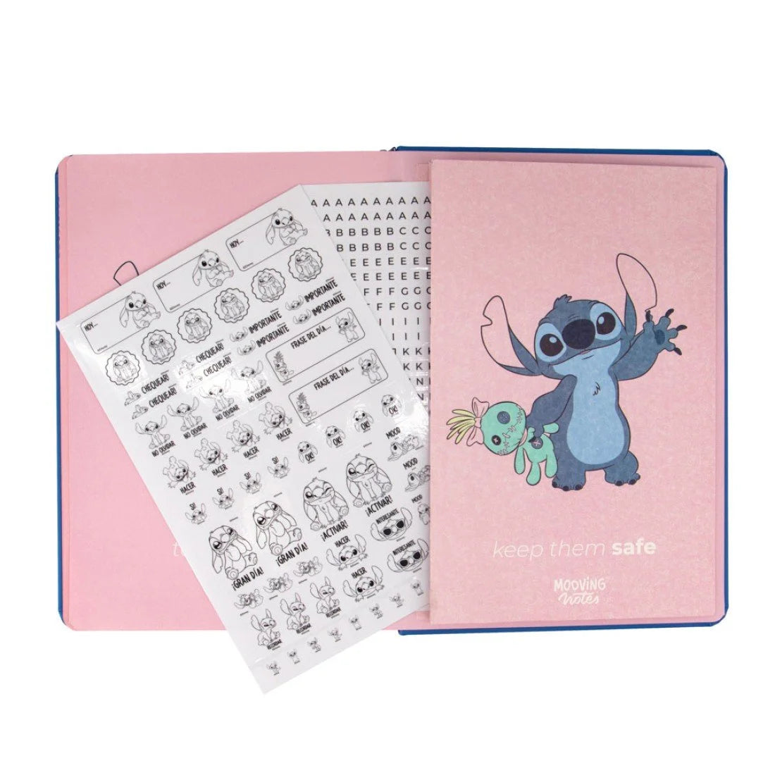 LIBRETA RAYADO 96H STITCH