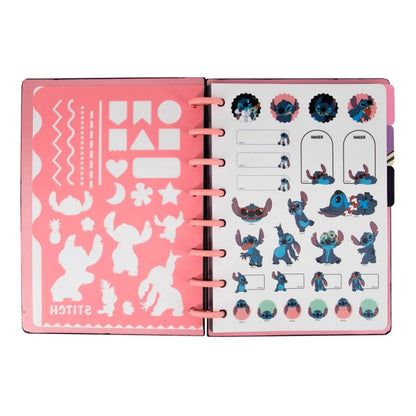 CUADERNO CON DISCOS MOOVING 80H STITCH