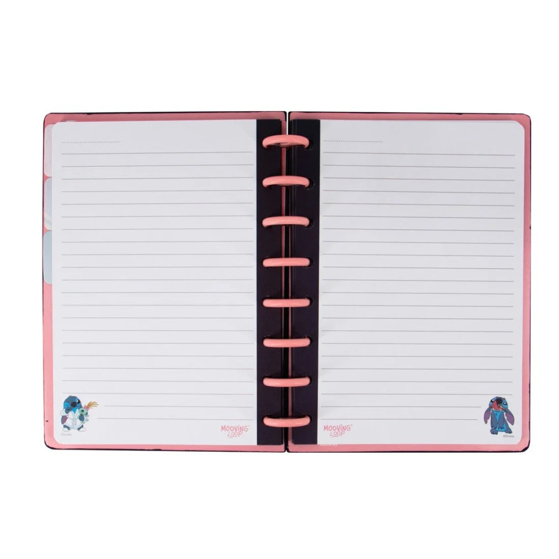 CUADERNO CON DISCOS MOOVING 80H STITCH