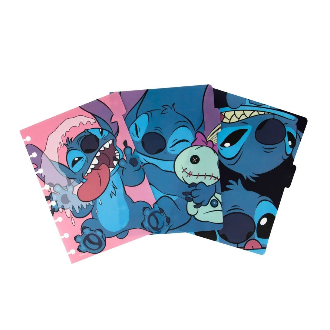 CUADERNO CON DISCOS MOOVING 80H STITCH