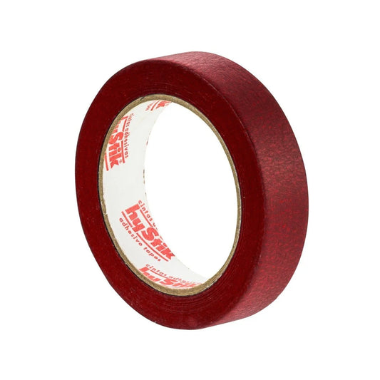 HYSTIK - MASKING TAPE 1"X45Y ROJO
