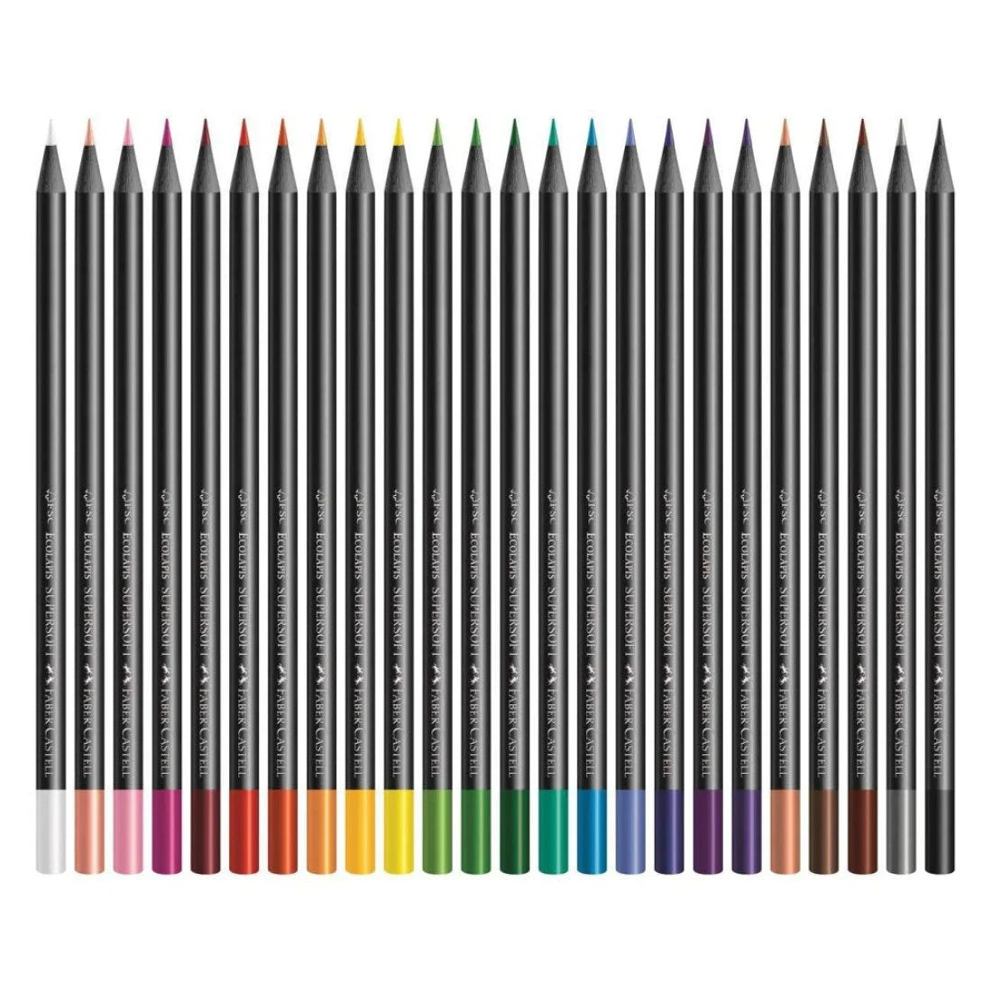 FABER CASTELL - CRAYON DE MADERA SUPERSOFT 24 COL