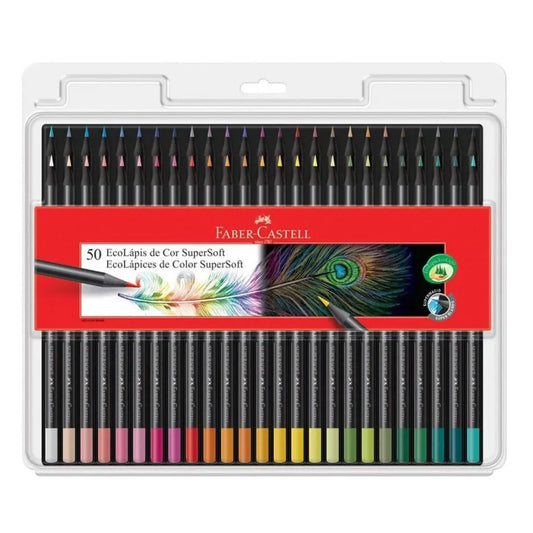 FABER CASTELL CRAYON DE MADERA SUPERSOFT 50 COL