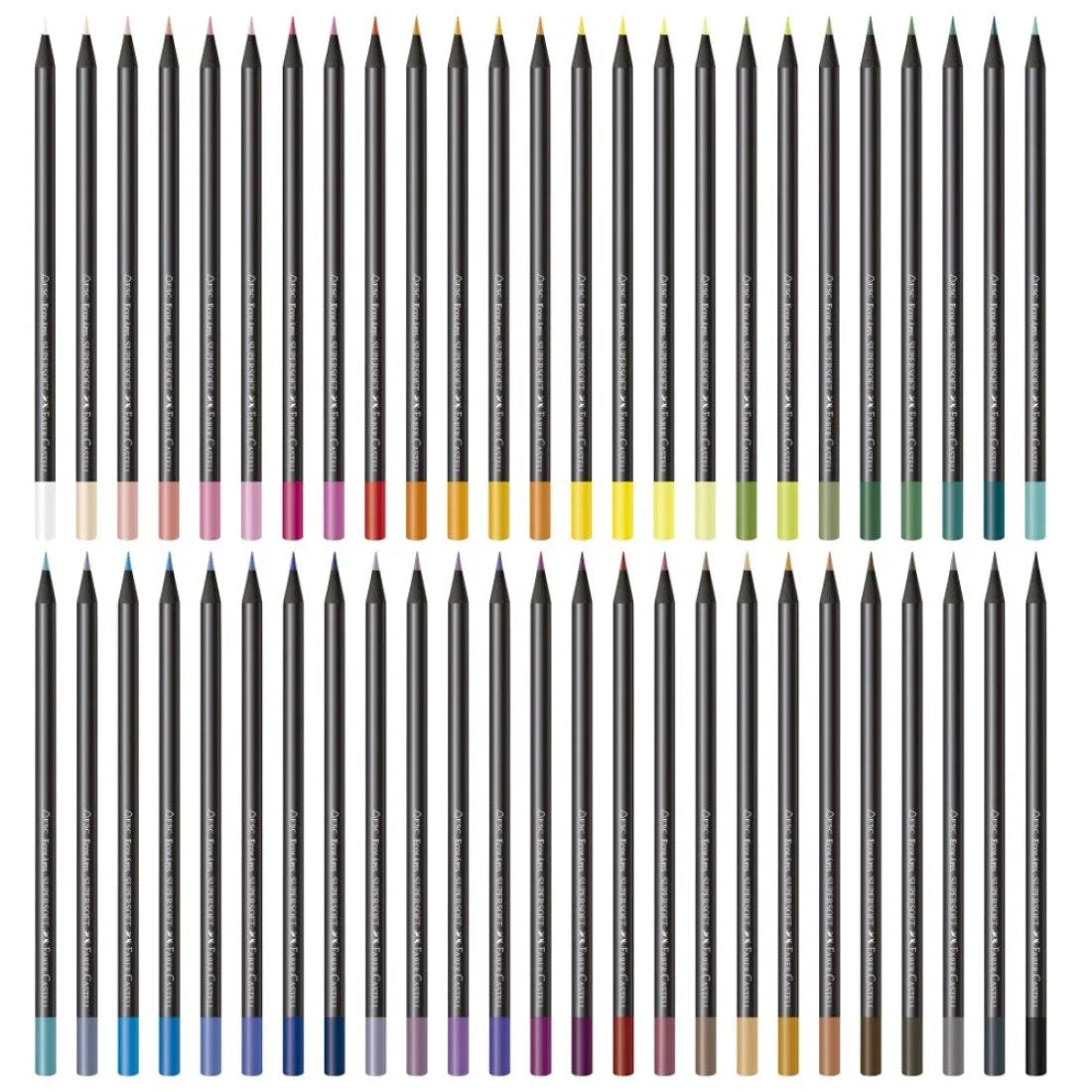 FABER CASTELL CRAYON DE MADERA SUPERSOFT 50 COL