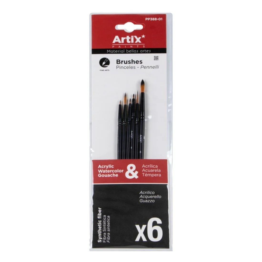 Set de pinceles Artix MP PP388-01