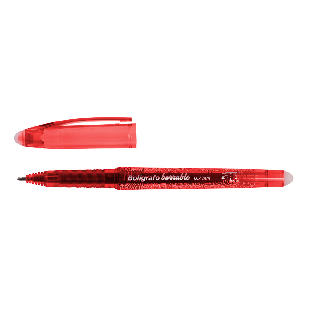 Fast - Bolígrafo Borrable 0.7mm Rojo
