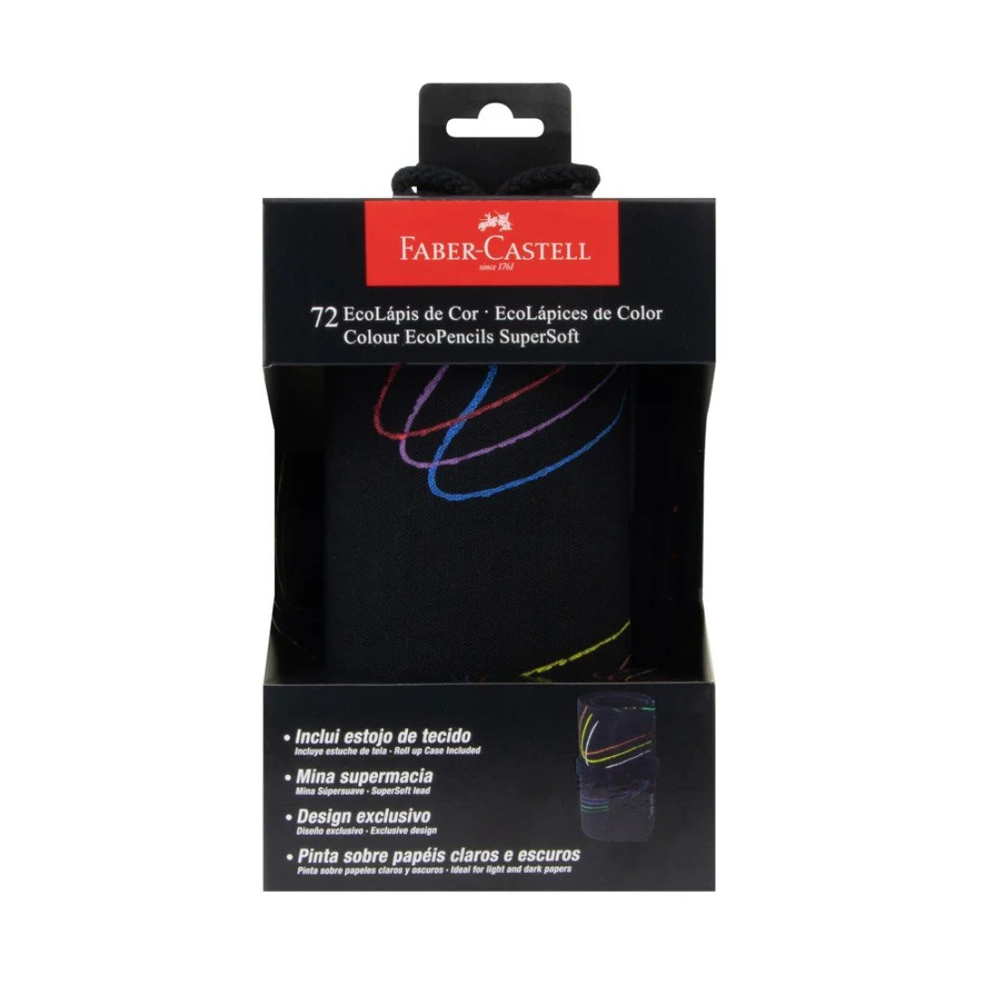 FABER CASTELL - CRAYON DE MADERA SUPERSOFT 72 COL ROLLO