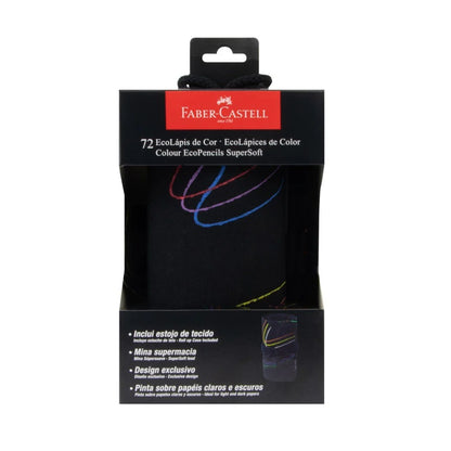 FABER CASTELL - CRAYON DE MADERA SUPERSOFT 72 COL ROLLO