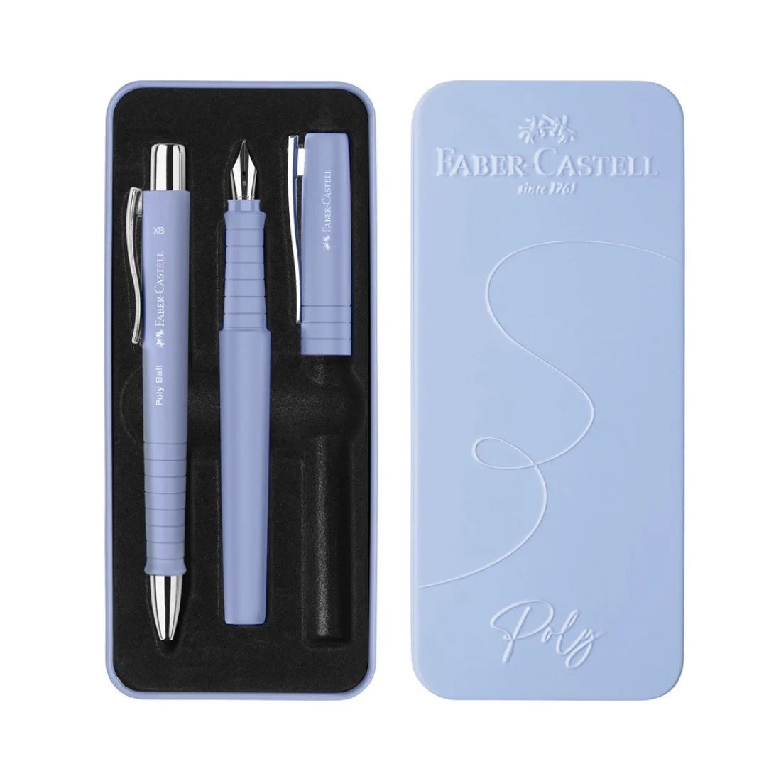 Bolígrafo y Pluma Fuente Faber-Castell Poly Pen Pale Iris