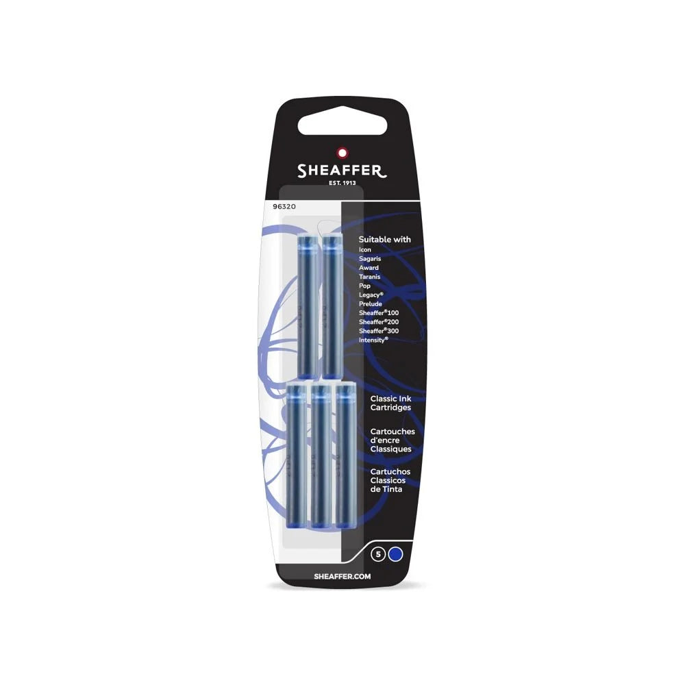Cartuchos de Tinta para Pluma Fuente Sheaffer – Azul
