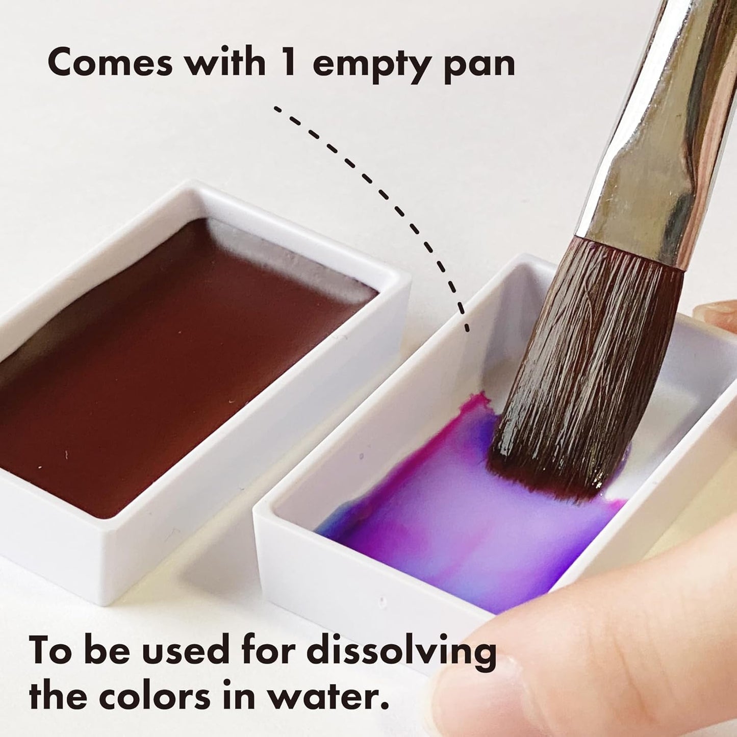 Kuretake GANSAI TAMBI GRANULATING COLOR Juego de 5 colores, juego de pintura de acuarela, calidad profesional para artistas y artesanos, certificado AP, para adultos, fabricado en Japón