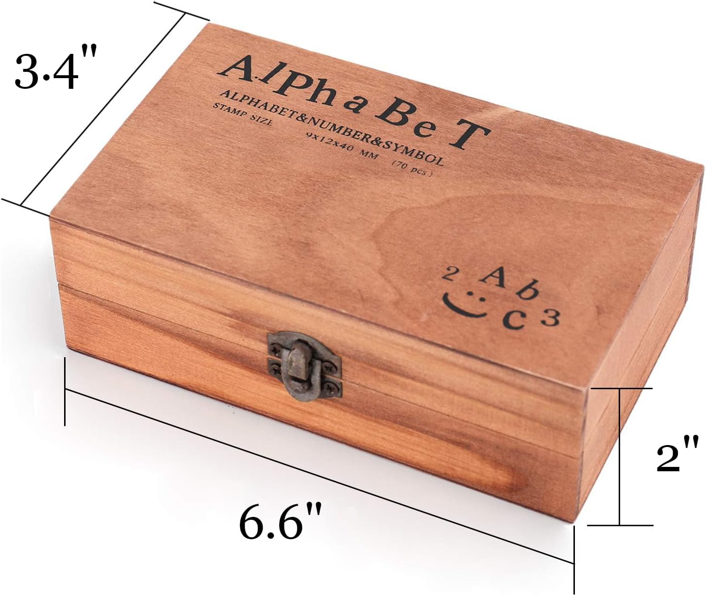 Tosnail 70 piezas de sellos rústicos de goma de madera con caja de almacenamiento para álbumes de recortes, tarjetas, manualidades KEEPLIVINGFASTER