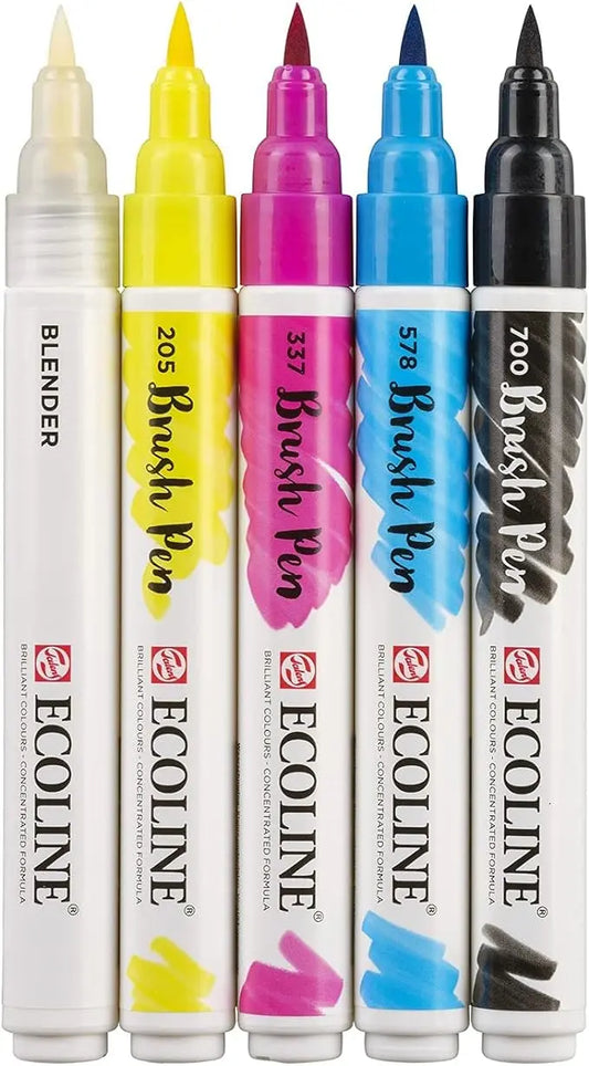 ECOLINE PRIMARY BRUSH PENS KEEPLIVINGFASTER