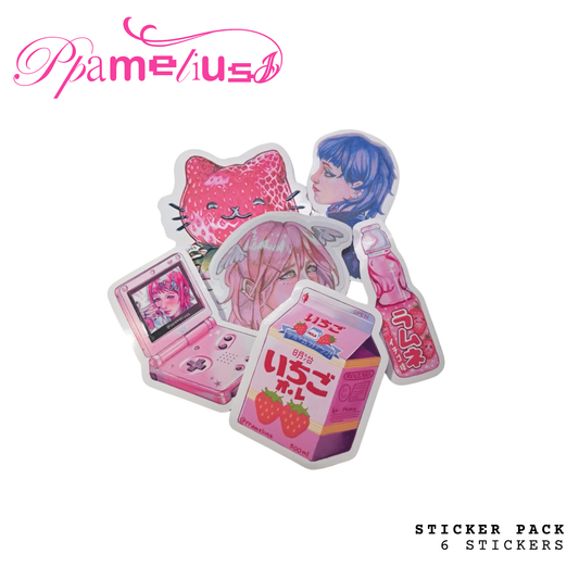 Ppameliuss - Sticker pack de 6 stickers 