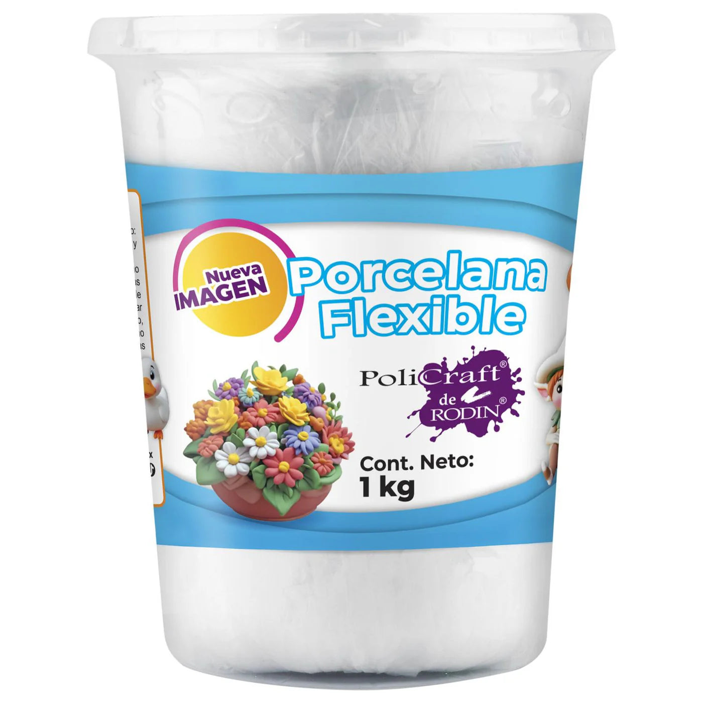 Pasta Francesa Policraft Porcelana Flexible Bote 1 Kg.