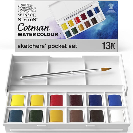 Winsor & Newton -Cotman acuarela Sketchers´ Pocket Set