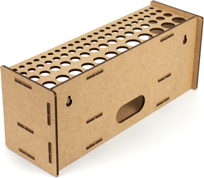 Soporte para pinceles. Organizador de pinceles de pintura de gran capacidad y kit organizador de suministros de arte para miniaturas de mesa y pared, modelado y manualidades