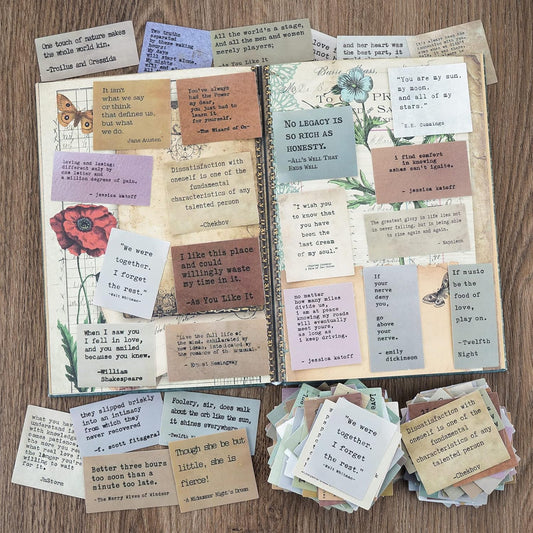 60 calcomanías motivacionales de estilo retro no repetitivo, estilo máquina de escribir, calcomanías inspiradoras vintage para diario, palabras famosas, álbumes de recortes para planificador KEEPLIVINGFASTER