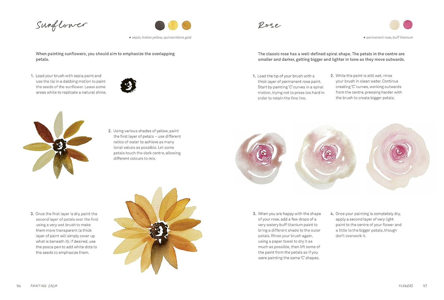 LIBRO DE INGLÉS Painting Calm: Connect to nature through the art of watercolour