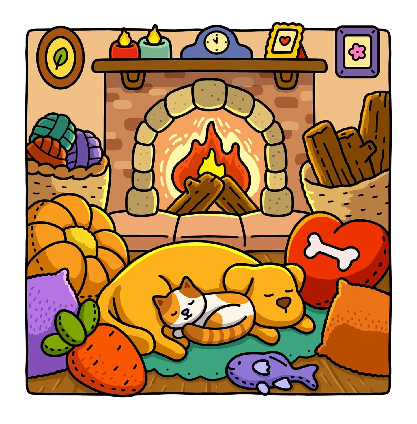 Cat Moments: Meow Life Coloring Book for Adults and Teens