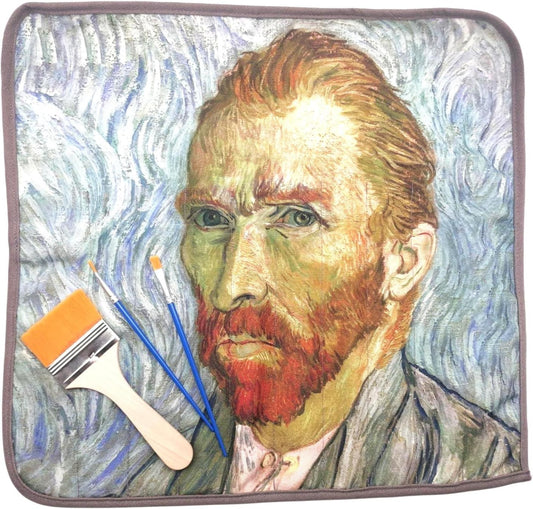 ESTUCHE para pinceles de pintura, pinceles de pintura para artistas y organizador de almacenamiento, bolsa enrollable, protege los pinceles de acuarela de aceite acrílico