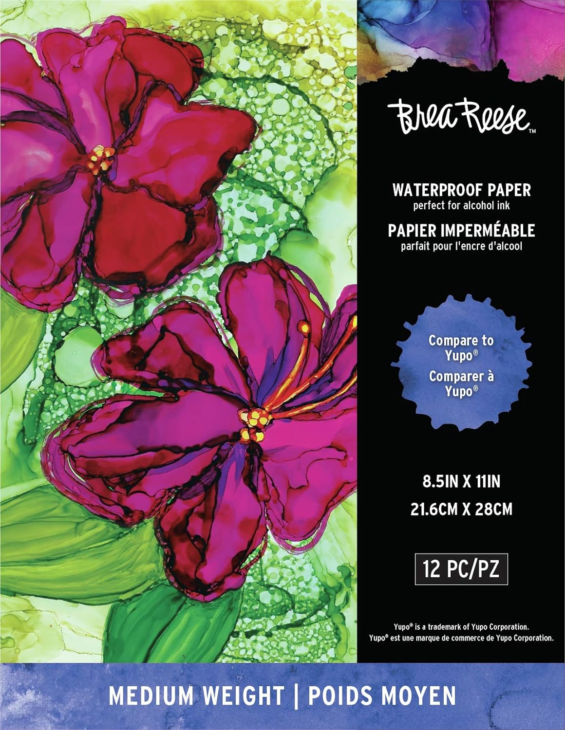 Momenta Brea Reese Waterproof Paper 8.5"X11" 12/Pkg-White-Medium Weight KEEPLIVINGFASTER