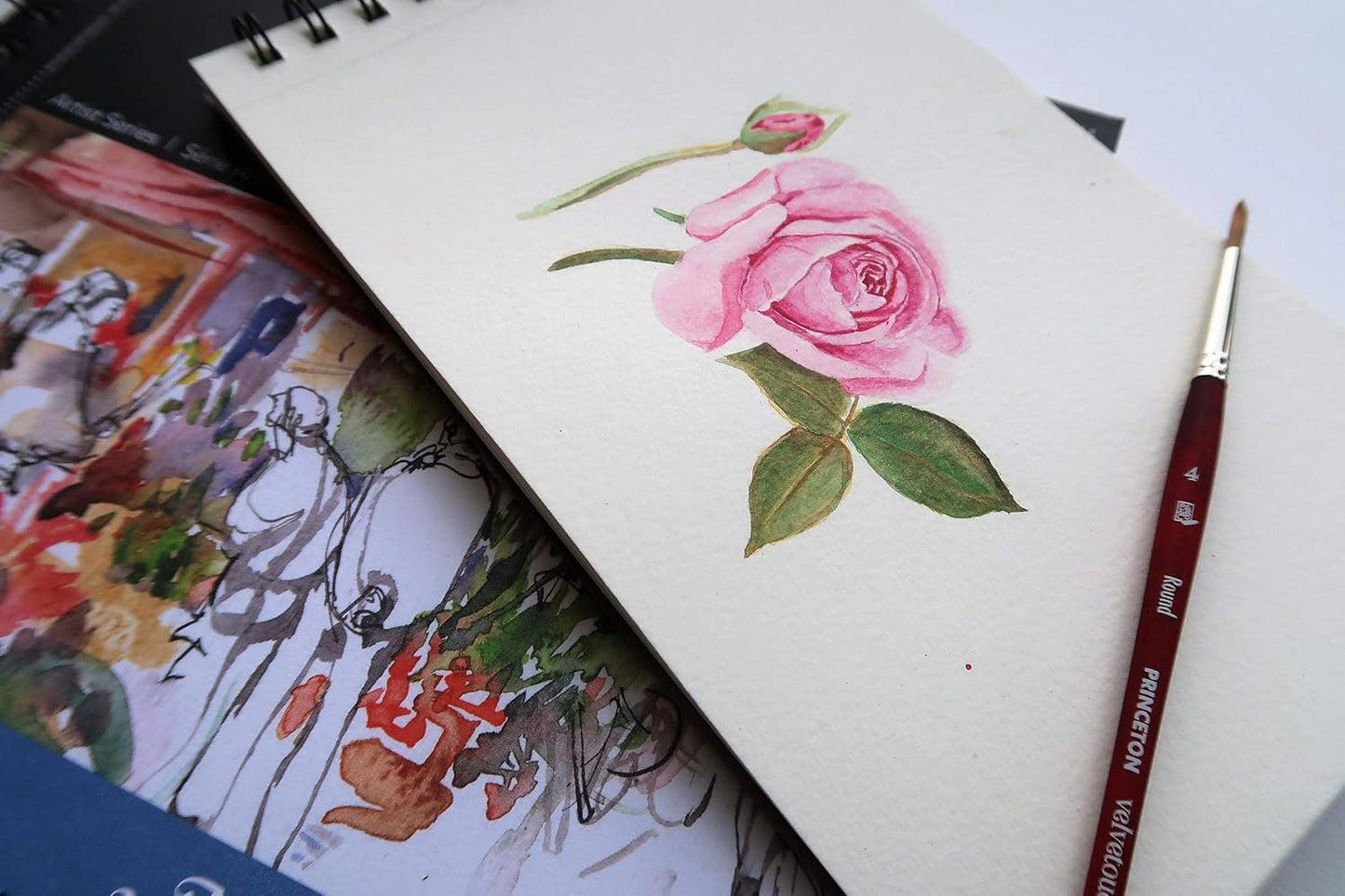 Canson Artist Series Montval Papel acuarela en espiral, 9x12 pulgadas, 12 hojas (140lb/300g)