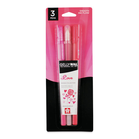 Gelly Roll Moods Collection: set de 3 lapiceros de gel - LOVE