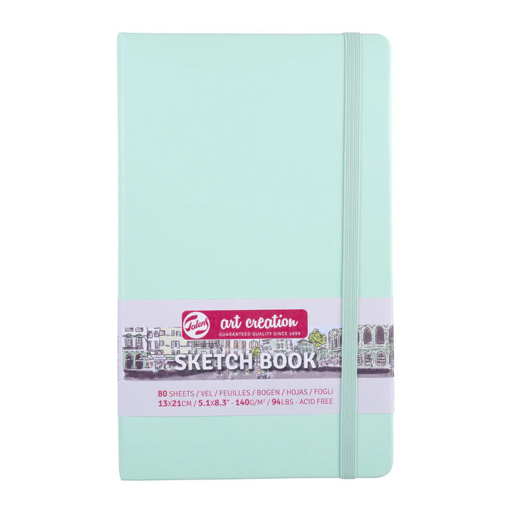 Talens Art Creation - Cuaderno de bocetos 80 hojas, 5.1 in x 8.3 in, Menta