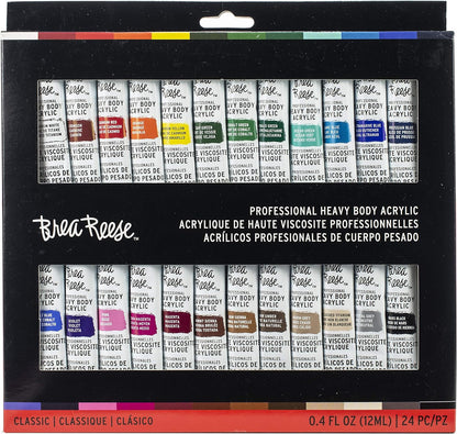 Brea Reese - Juego de pintura acrílica (24 unidades), diseño clásico KEEPLIVINGFASTER