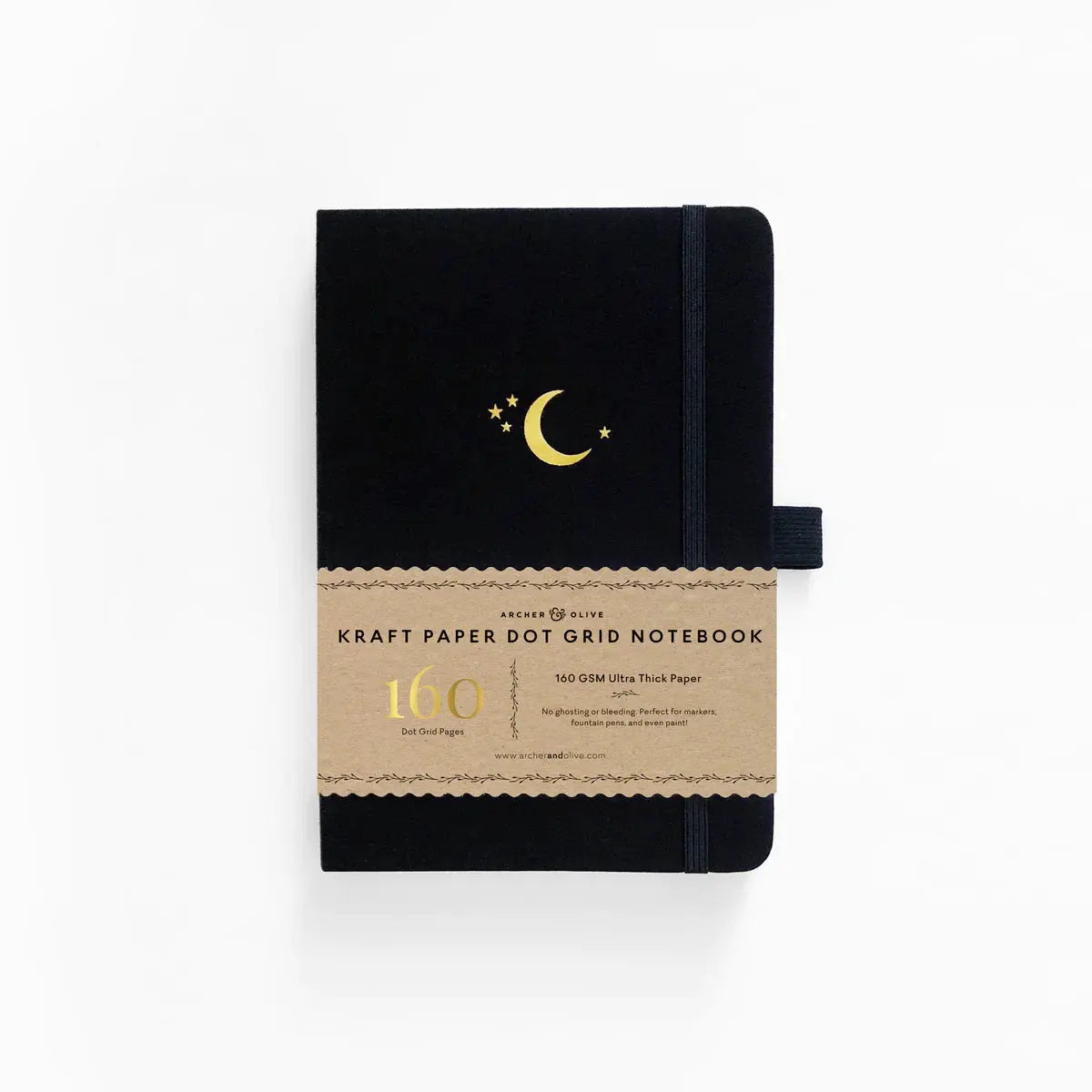 ARCHER AND OLIVE DOT GRID KRAFT NOTEBOOK KEEPLIVINGFASTER