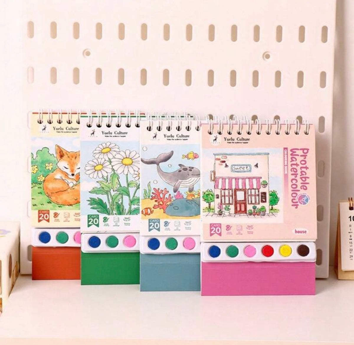 Watercolor painting set - 20 ejercicios 10cm x 12.5cm