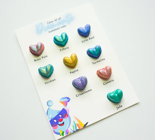 Plop Acuarelas: Plop!Heart Card Nuevos Diamante KEEPLIVINGFASTER
