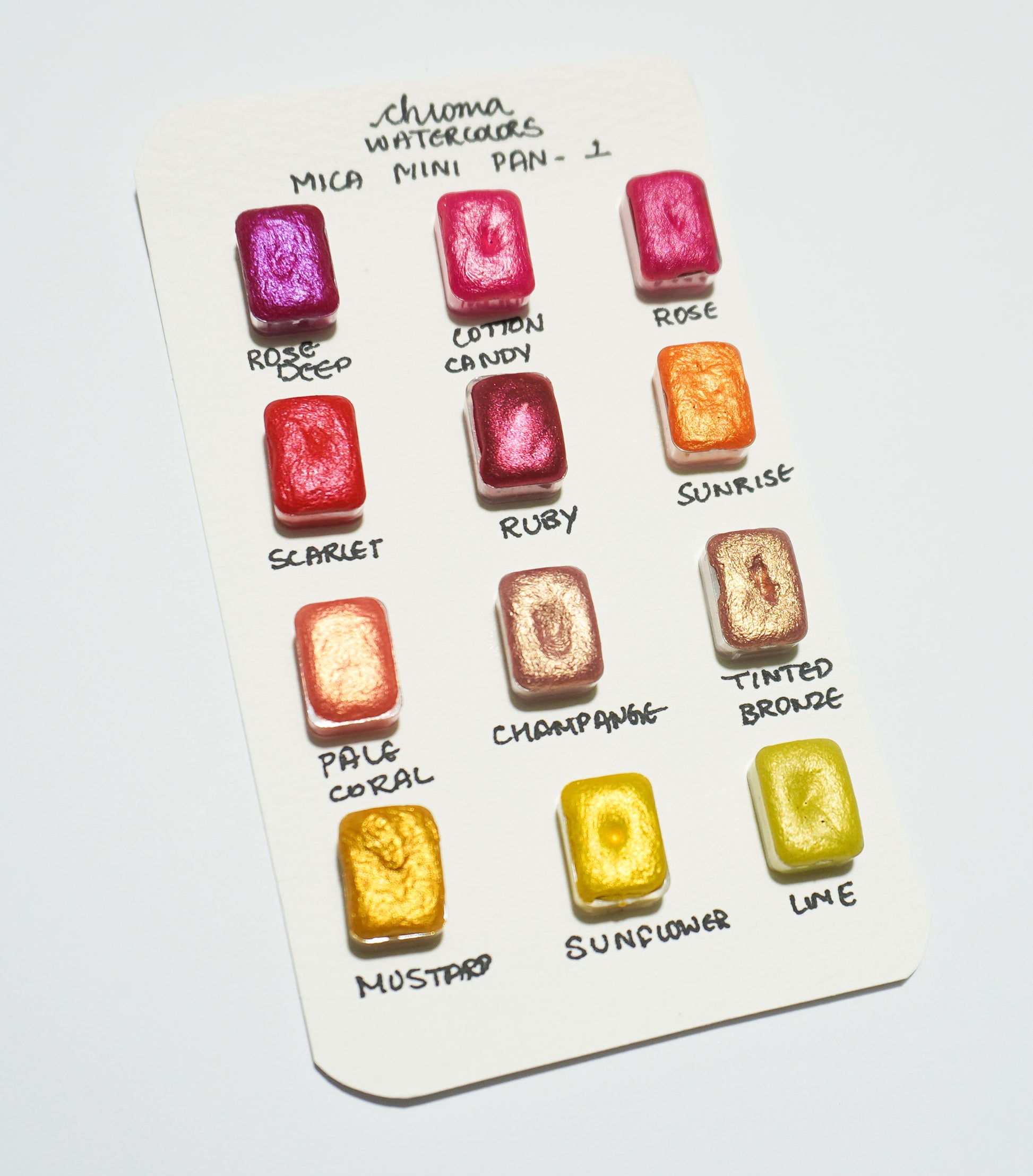 Acuarelas Artesanales: Mica 1 Mini Pans- Chroma Watercolors KEEPLIVINGFASTER