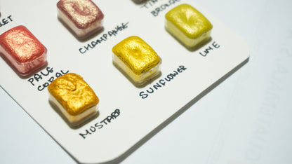 Acuarelas Artesanales: Mica 1 Mini Pans- Chroma Watercolors KEEPLIVINGFASTER