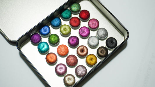 Acuarelas Artesanales:  Set Chrome cuarto de pastilla - Chroma Watercolors KEEPLIVINGFASTER